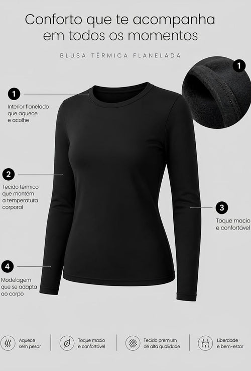 Blusa Térmica Peluciada Soft